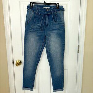 Almost Famous High Waisted Paperbag Stretch Jeans